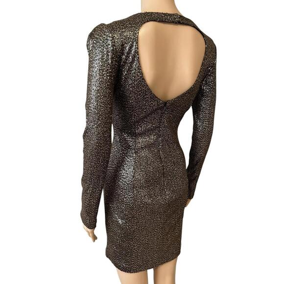 Glamorous Long Sleeve Sequined Dress - Picture 5 of 7